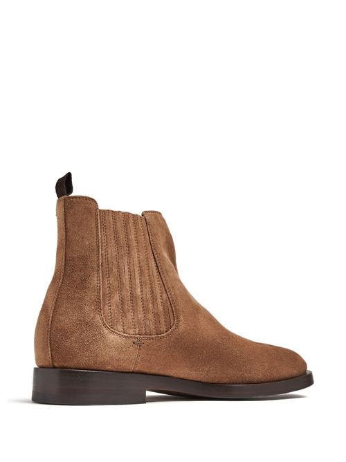 Light brown calf suede boot Brunello Cucinelli | MZUPEAV715C8831